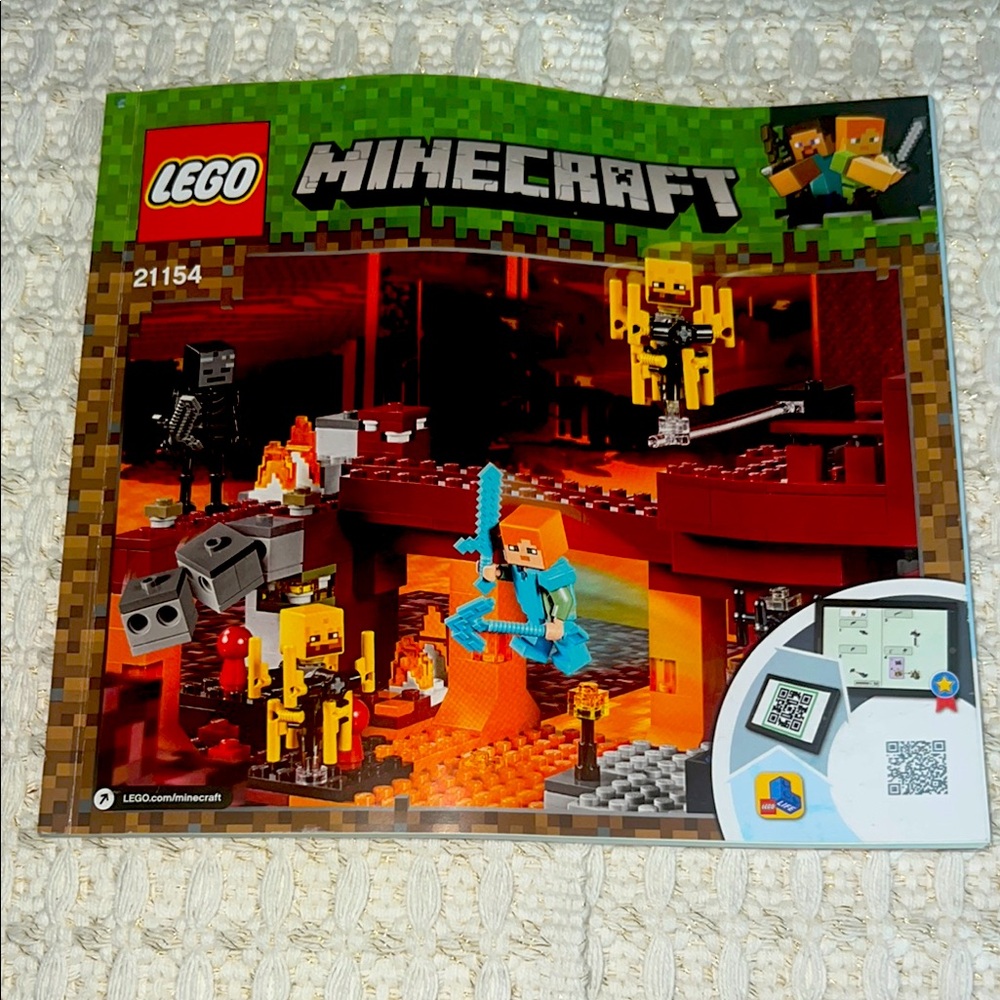 LEGO Minecraft Set 21154 MANUAL ONLY